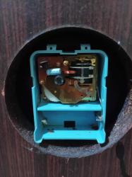 Alman termometre ve barometre saat