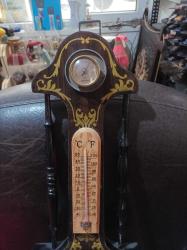 Alman termometre ve barometre saat