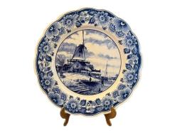 Hollanda Delfts Porselen Duvar Tabağı tabak 28 cm çapında - 789741