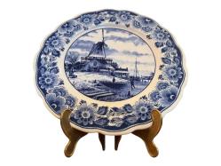Hollanda Delfts Porselen Duvar Tabağı tabak 28 cm çapında - 789741