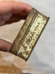 Eski Türk teneke kutu