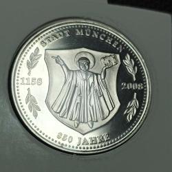 Münih 850. Yıl Hatıra Gümüş Madalyon