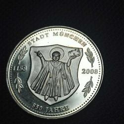 Münih 850. Yıl Hatıra Gümüş Madalyon