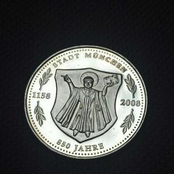 Münih 850. Yıl Hatıra Gümüş Madalyon