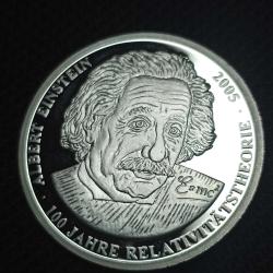 Albert Einstein Gümüş Madalyon