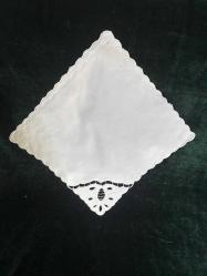 delik işi kara makine 30x30 cm örtüler