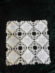 23x23 cm 6 adet dantel örtü