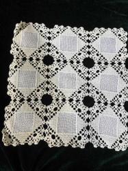 23x23 cm 6 adet dantel örtü