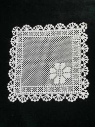 20x20 cm kare 6 adet dantel örtü