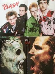 Black Sabbath ve Clash Orjinal Blue Jean Poster