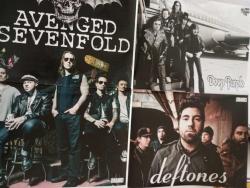 Led Zeppelin , Deep Purple ve Deftones Orjinal Poster Blue Jean