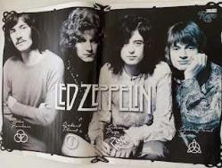Led Zeppelin , Deep Purple ve Deftones Orjinal Poster Blue Jean