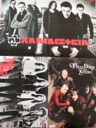 Pink Floyd Rammstein Thin Lizzy Ve Diğerleri Poster Orjinal Blue Jean