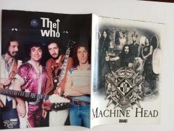 Slash , The Who , Machine Hand Orjinal Blue Jean Poster