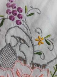 6 kişilik rahibe işi masa örtüsü.