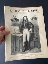 LE MONDE ILLUSTRE taş baskı 125 yıllık gazete