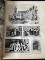 LE MONDE ILLUSTRE taş baskı 125 yıllık gazete