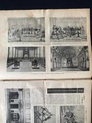 LE MONDE ILLUSTRE taş baskı 125 yıllık gazete