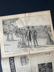 LE MONDE ILLUSTRE taş baskı 125 yıllık gazete