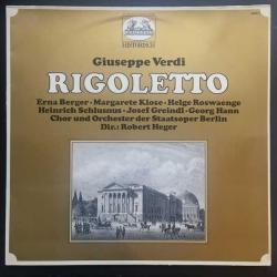 KLASİK MÜZİK OPERA 33 LÜK PLAK SETİ  - Giuseppe Verdi - RIGOLETTO -  2Lİ PLAK SETİ