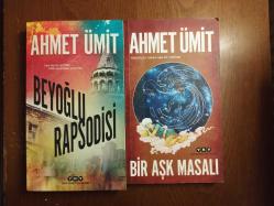 AHMET ÜMİT 2 KİTAP (BEYOĞLU RAPSODİSİ -  Bir Aşk Masalı lBÜYÜK BOY