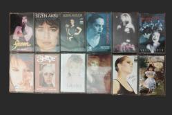 Sezen Aksu 12 KASET  ( Sen Ağlama - Serçe - Düğün Ve Cenaze - Sezen Aksu Söylüyor - Deli Kızın Türküsü - Git -  Firuze - Adı Bende Saklı - 88 )