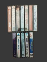 Sezen Aksu 12 KASET  ( Sen Ağlama - Serçe - Düğün Ve Cenaze - Sezen Aksu Söylüyor - Deli Kızın Türküsü - Git -  Firuze - Adı Bende Saklı - 88 )