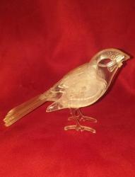 2.8 mm şeffaf pleksiglas minik serçe.....