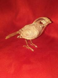 2.8 mm şeffaf pleksiglas minik serçe.....