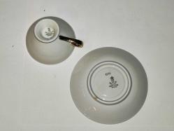 20108-KOLEKSİYONLUK WINTERLING BAVARIA DAMGALI PORSELEN KAHVE FİNCANI