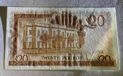 GIBRALTAR 20 POUNDS 1986 P 23 CHOICE UNC LESS (TK 19 750) ÇİL-