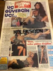 HAFTANIN SESİ GAZETESİ - DOĞUM GÜNÜ HEDİYESİ (TURKİSH - NEWSPAPER) - 25 OCAK 1985 - SAYI : 4 - TAM TAKIM 12 SAYFADIR -Serpil Çakmaklı-Sinan Çetin-İlyas Salman-Temel Gürsu-Cüneyt Arkın-Müjde Ar-Ahu Tuğba-Oya Aydoğan-Muazzez Abacı-İbrahim Tatlıses-Nesrin Topkapı-Canan Özbek-Berrin Tuncel-Ajda-Gökben-Kaya Mutlu-Ali Bars-Hülya Süer-Fahrettin Aslan-Nükhet Duru-Sezen Aksu-Emel Sayın-Oğuz İslamoğlu-Ümit Yaşar Oğuzcan-Sabri Demirdöğen-Ayşegül Ünsal-Kenan Kalav-Salih Kırmızı-Suna Yıldızoğlu-Osman F. Seden-Tarık Akan-Perihan Savaş-Tuncay Demirtaş-Kemal Sunal-Tijen Erman-Hülya Avşar-Müzeyyen Senar-Feraye-Zeki Müren-İbrahim Tatlıses-Derya Tuna-Remzi Eren-Lokman Kondakçı-Ertan Öztaş-Faik Zambak-Adnan Şenses-Hayal Davran-Şahin Gök-Orhan Gencebay-Sevim Emre-Rüçhan Adlı-Haldun Taner-Zeliha Mildi-Metin Akpınar-Zeki Alasya-Engin Cezzar-Selami Şahin-Didem Karadeniz-Hülya Işıl-Serpil Benay-Erdem Kılıç