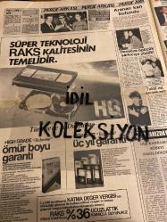 HAFTANIN SESİ GAZETESİ - DOĞUM GÜNÜ HEDİYESİ (TURKİSH - NEWSPAPER) - 25 OCAK 1985 - SAYI : 4 - TAM TAKIM 12 SAYFADIR -Serpil Çakmaklı-Sinan Çetin-İlyas Salman-Temel Gürsu-Cüneyt Arkın-Müjde Ar-Ahu Tuğba-Oya Aydoğan-Muazzez Abacı-İbrahim Tatlıses-Nesrin Topkapı-Canan Özbek-Berrin Tuncel-Ajda-Gökben-Kaya Mutlu-Ali Bars-Hülya Süer-Fahrettin Aslan-Nükhet Duru-Sezen Aksu-Emel Sayın-Oğuz İslamoğlu-Ümit Yaşar Oğuzcan-Sabri Demirdöğen-Ayşegül Ünsal-Kenan Kalav-Salih Kırmızı-Suna Yıldızoğlu-Osman F. Seden-Tarık Akan-Perihan Savaş-Tuncay Demirtaş-Kemal Sunal-Tijen Erman-Hülya Avşar-Müzeyyen Senar-Feraye-Zeki Müren-İbrahim Tatlıses-Derya Tuna-Remzi Eren-Lokman Kondakçı-Ertan Öztaş-Faik Zambak-Adnan Şenses-Hayal Davran-Şahin Gök-Orhan Gencebay-Sevim Emre-Rüçhan Adlı-Haldun Taner-Zeliha Mildi-Metin Akpınar-Zeki Alasya-Engin Cezzar-Selami Şahin-Didem Karadeniz-Hülya Işıl-Serpil Benay-Erdem Kılıç