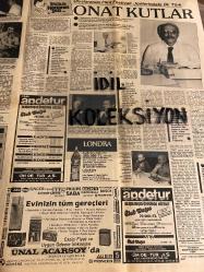 HAFTANIN SESİ GAZETESİ - DOĞUM GÜNÜ HEDİYESİ (TURKİSH - NEWSPAPER) - 28 HAZİRAN 1985 - SAYI : 26 - TAM TAKIM 12 SAYFADIR -Rüçhan Adlı-Türkan Şoray-Abdullah Deveci-Hülya Koçyiğit-Ajda Pekkan-Atıf Yılmaz-Banu Alkan-Serdar Gökhan-Mine Mutlu-Seyyal Taner-Yılmaz Zafer-Müjde Ar-Nur Sürer-Cemil İpekçi-Nazmi Özer-Berrin Özer-Gülşen Gürsoy-Neşe Aksoy-Deniz Akbulut-Derya Tuna-İbrahim Tatlıses-Perihan Savaş-Ayşe Tunalı-Bülent Bilgiç-Halit Kıvanç-Cihan Ünal-Nazan Şoray-Yağmur-Osman Seden-Emin Balın-Bülent Ersoy-Necla Poyraz-Zerrin Özer-Okay Özbalcı-Mihriban Şenel-Yaşar Özbalcı-Meral Zeren-Fikret Hakan-Cüneyt Arkın-Kadir İnanır-Nilgün Atılgan-Canan Ceylan-Nilay Bora-Meral Bano-Yüksel Gözen-Leman Akçatepe-Enat Alinçe-Abidin Görsev-Ruşşo Şener-Ayhan Işık-Leyla Sayar-Onat Kutlar-Ömer Kavur-Yusuf İle Kenen-Ali Özgentürk-Hazal Tılsım-Atıf Yılmaz-Philippe Jalladeau-Gülin Yazar-Sezen Aksu-Yasemin Kumaya-Gönül Yazar-Burhan Çaçan-İlhan İrem-İlhan Şeşen-Harika Avcı-Debor Hülya Avşar-Derya Baykal-Deniz Baykal