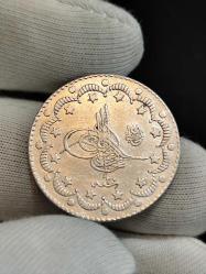 Sultan Abdülhamit 1293/20 Gümüş 5 Kuruş Nadir RR