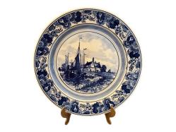 Hollanda Delfts 1976  heineken Porselen Duvar Tabağı tabak 28 cm çapında - 7897414