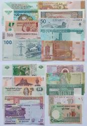 Farklı Ülkeler Kağıt Para Seti Çil 20 Farklı Para 20 Farklı Ülke Çİl ( UNC ) Koleksiyon Para