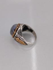 GÜMÜŞ YÜZÜK, YOSUNLU AKİK TAŞI,