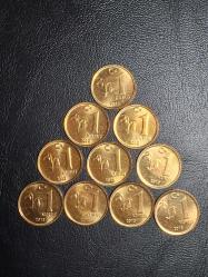 2013  YILI 1 KURUŞ 10  LU SET ÇİL  TCM 4513