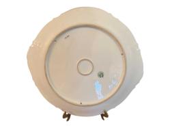 Fransız Limoges Dev Boy Dekor Ve Duvar Tabağı Sanatçı İmzalı 34,5 x 31,5 cm ölçülerinde