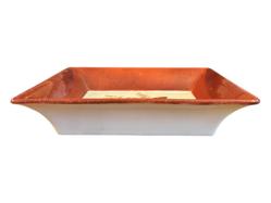 Fransız Limoges Porselen Sunumluk 18x18x4 cm ölçülerinde