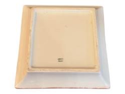 Fransız Limoges Porselen Sunumluk 18x18x4 cm ölçülerinde