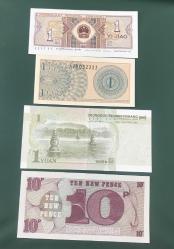 FARKLI ÜLKELERE AİT KAĞIT PARALAR / 4 ADET