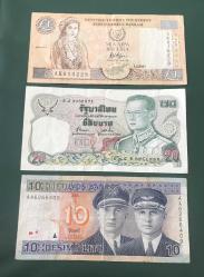 LOT.11 » FARKLI ÜLKELERE AİT KAĞIT PARALAR / 3 ADET