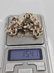 GÜMÜŞ TAKI, BİLEKLİK AVRUPA, 2 KAPLAN LI GURMET ZİNCİR KOLYE