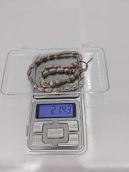 GÜMÜŞ TESPİH, ARPA KESİM, KARPUZ DİLİM MODELLİ