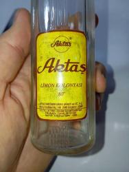 Aktas Limon Kolonyası şişesi 1994 yılı boş