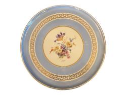 Fransız limoges poselen tepsi - 30,5 cm çapında