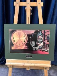 Glenfiddich Pure Malt viski temalı bir tablo/poster.