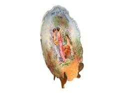 Fransız limoges dekor tabağı - 25 cm çapında